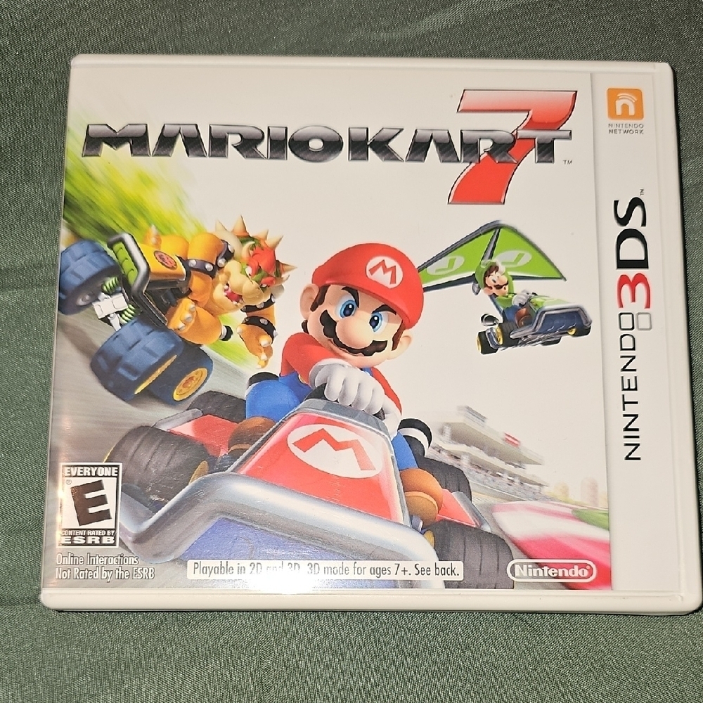 Nintendo Mario Kart 7 3DS Video Games 2011 Like New